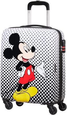 Alle Details zur Koffer/Tasche American Tourister Disney Legends - Mickey Mouse 36l Spinner - polka dot und ähnlichem Gepäck