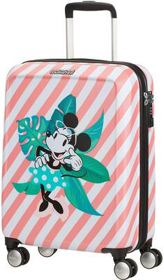 American Tourister Funlight Disney - Minni Mouse - Miami Holiday 36l Spinner - rosa, weiß, grün, Motiv bei Amazon bestellen