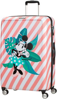 American Tourister Funlight Disney - Minni Mouse - Miami Holiday 98l Spinner - rosa, weiß, grün, Motiv bei Amazon bestellen