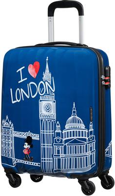 American Tourister Mickey Mouse - take me away - London 36l Spinner - blau, mehrfarbig, Motiv bei Amazon bestellen