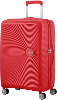 Alle Details zur Koffer/Tasche American Tourister Soundbox 71-81l Spinner - coral red und ähnlichem Gepäck