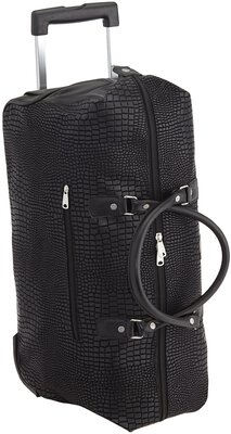 Hauptstadtkoffer Tiergarten 55l Reisetasche - lederlook schwarz bei Amazon bestellen