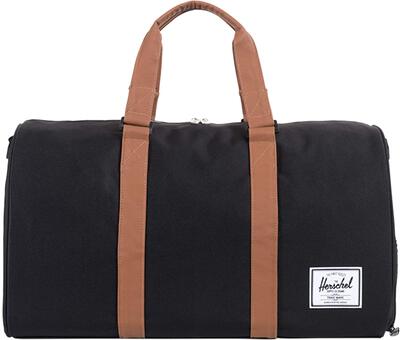 Herschel Novel - synthetisches Leder 42l Reisetasche - black/tan bei Amazon bestellen