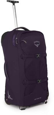 Alle Details zur Koffer/Tasche Osprey Fairview Wheels 65l Trolley - amulet purple und ähnlichem Gepäck