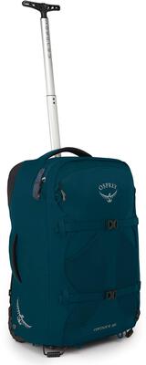 Alle Details zur Koffer/Tasche Osprey Farpoint Wheels 36l Trolley - petrol blue und ähnlichem Gepäck