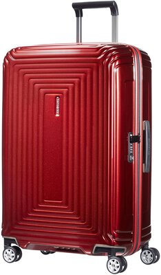 Alle Details zur Koffer/Tasche Samsonite Neopulse 74l Spinner - metallic red und ähnlichem Gepäck