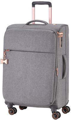 Alle Details zur Koffer/Tasche Titan Barbara 66-75l Spinner - grau und ähnlichem Gepäck