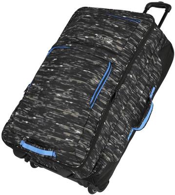 Travelite Basics Doppeldecker 100-127l Reisetasche - schwarz druck bei Amazon bestellen